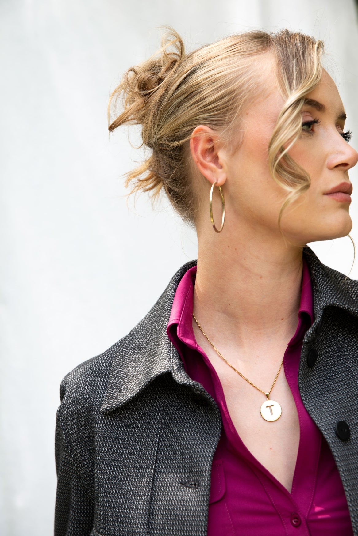 FleurK Stripy | Grey-Black