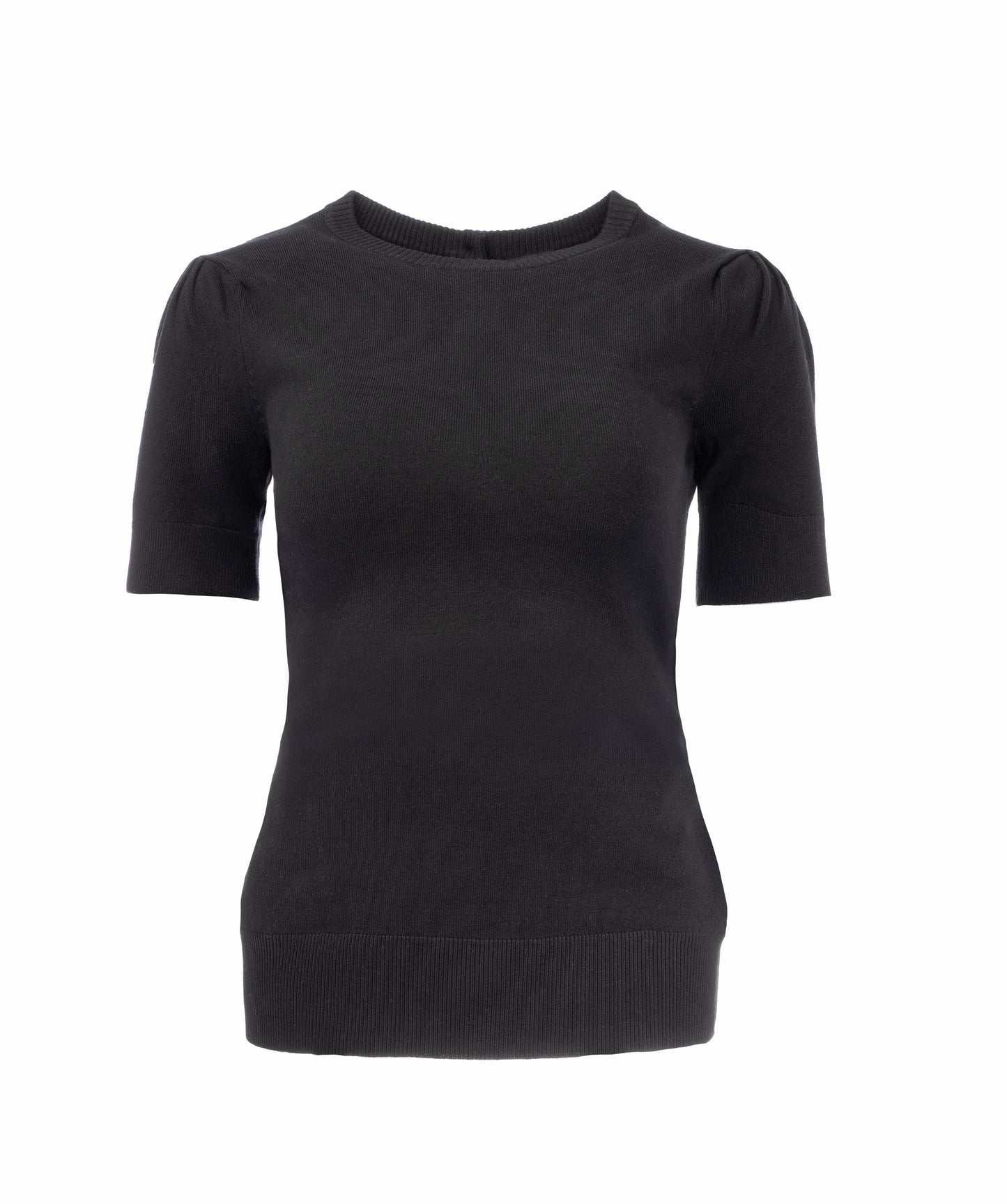 Quinty 24 1/2 SS Flat Knit | Black