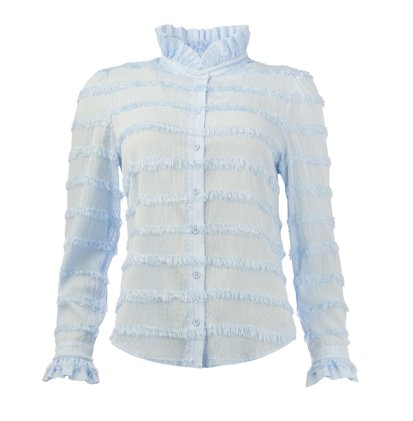 Salvia LS-RMH Fringe Voile | Casmere Blue