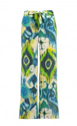 Pilazzo Nebulas Blue Soft Ikat Linnenlook | Nebulas Blue