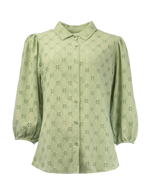 Mayliera 3/4 TR-RMJ Flower Ajour | Frozty Green