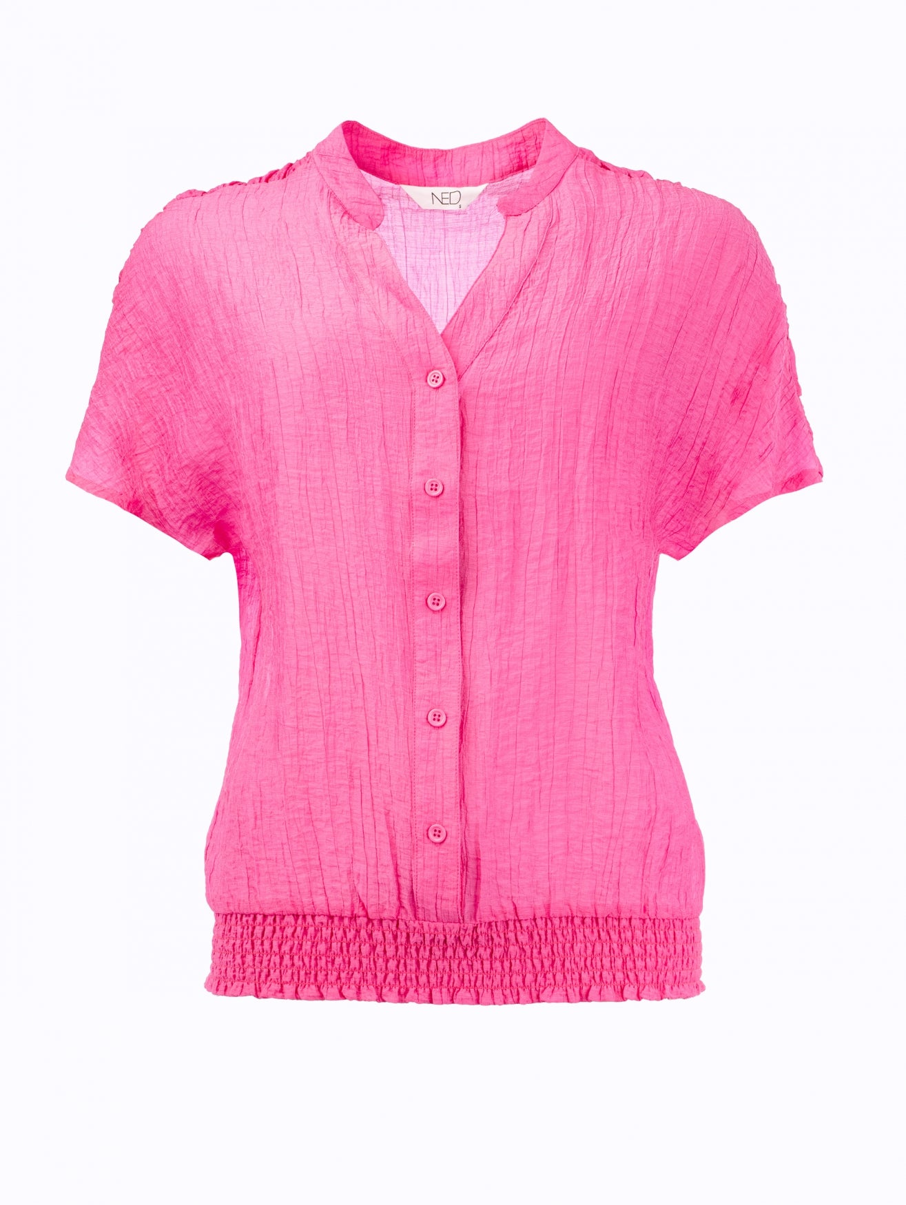 Orchid 1/2 SS-RMH Crincle Voile | Gin Fizz