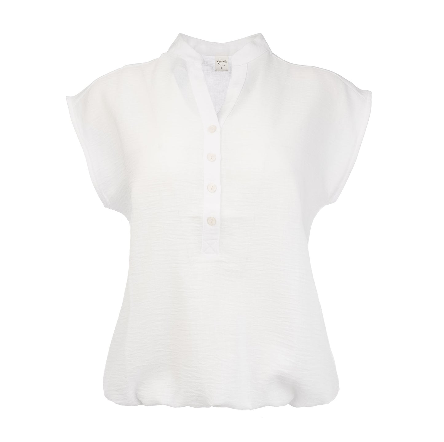 Lucie SL Washed crincle Woven | Optical White