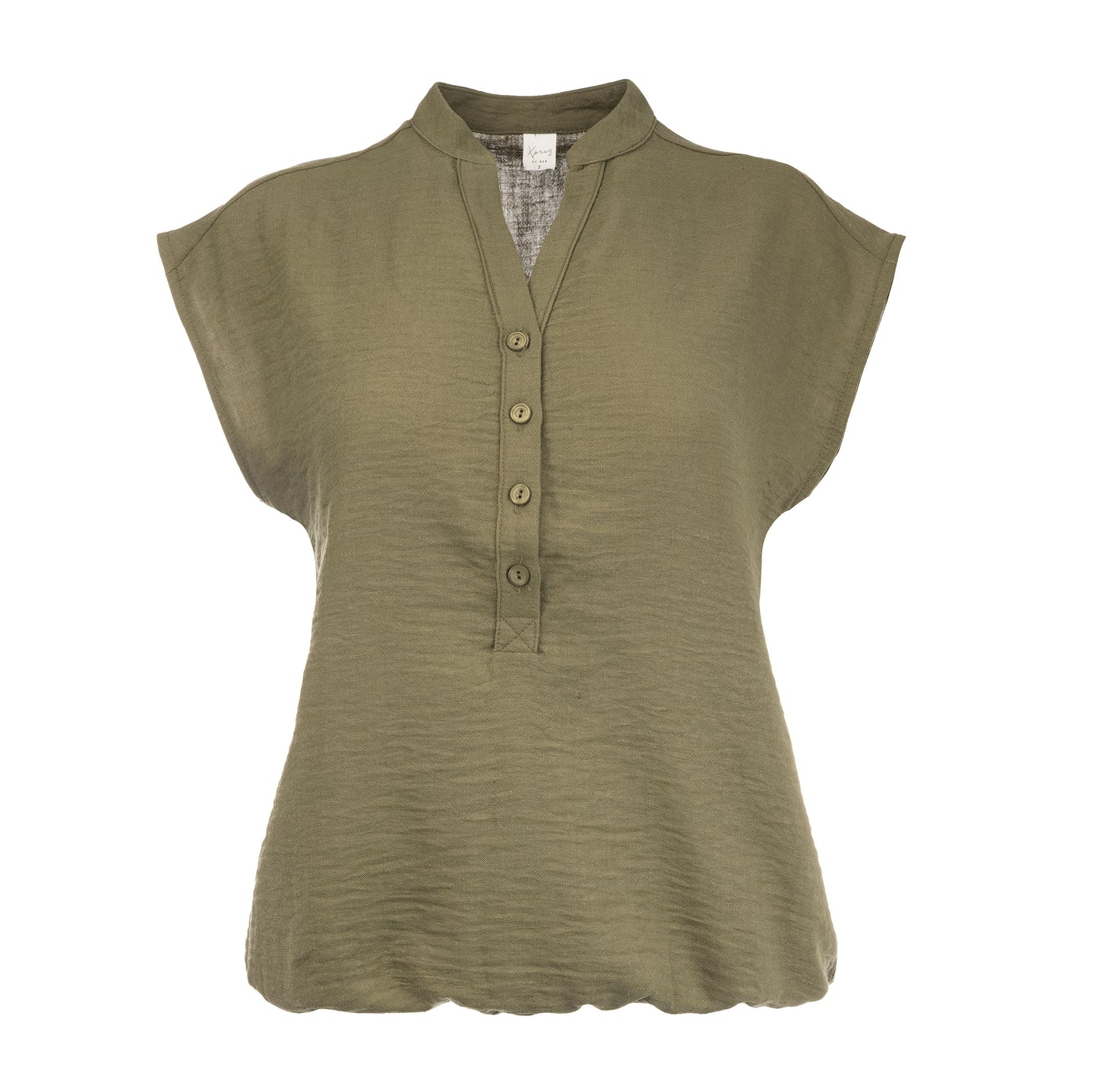 Lucie SL Washed crincle Woven | Army