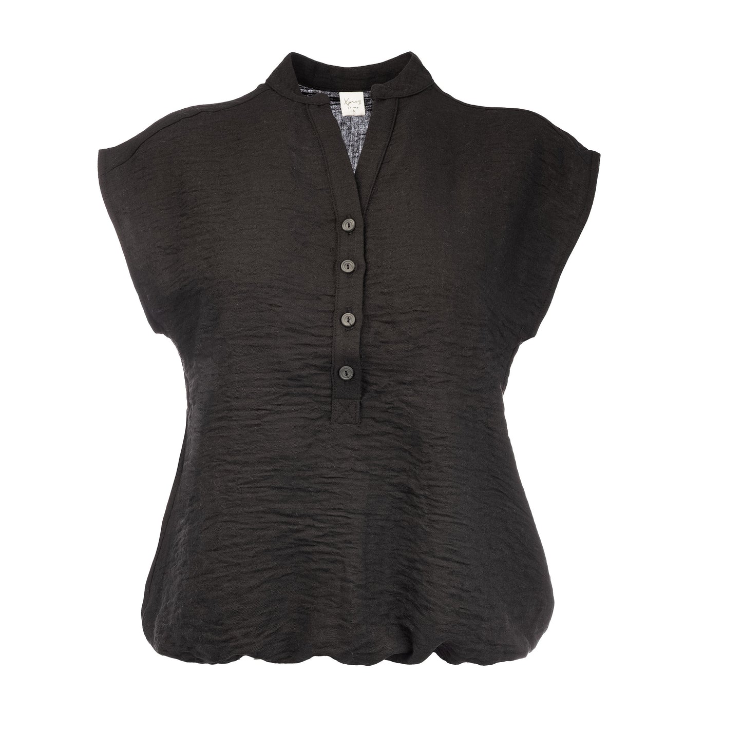 Lucie SL Washed crincle Woven | Black