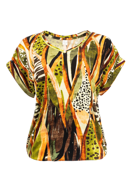 Nox P SS Green Spiral Tricot | Green