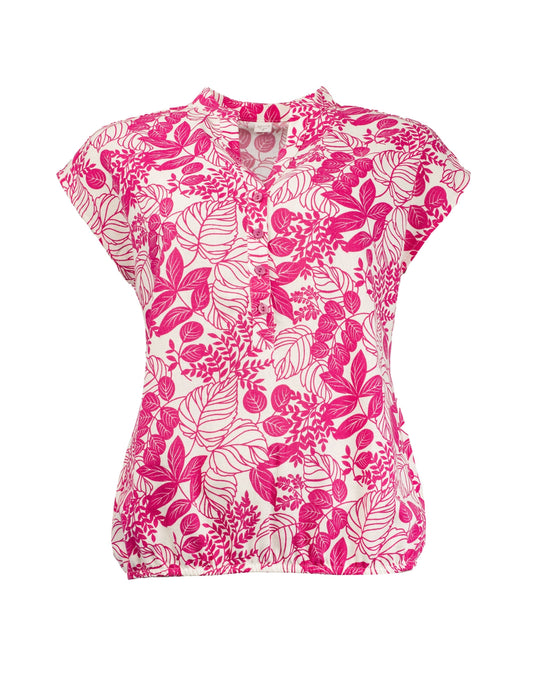 Lucie SL Pink Leaf Woven | Pink