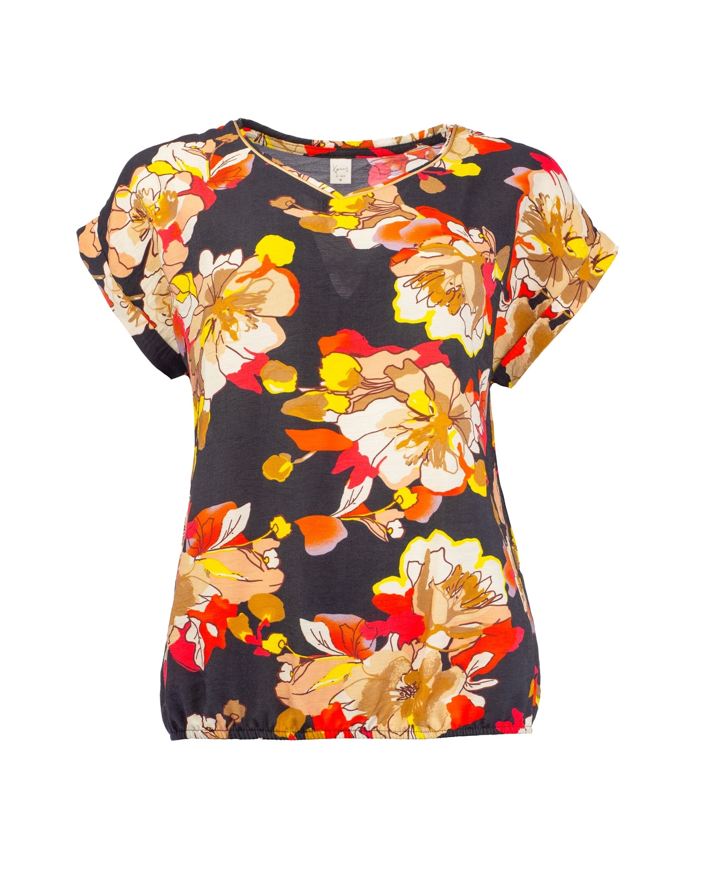Nox PW SS Black Vintage Flower Woven | Black