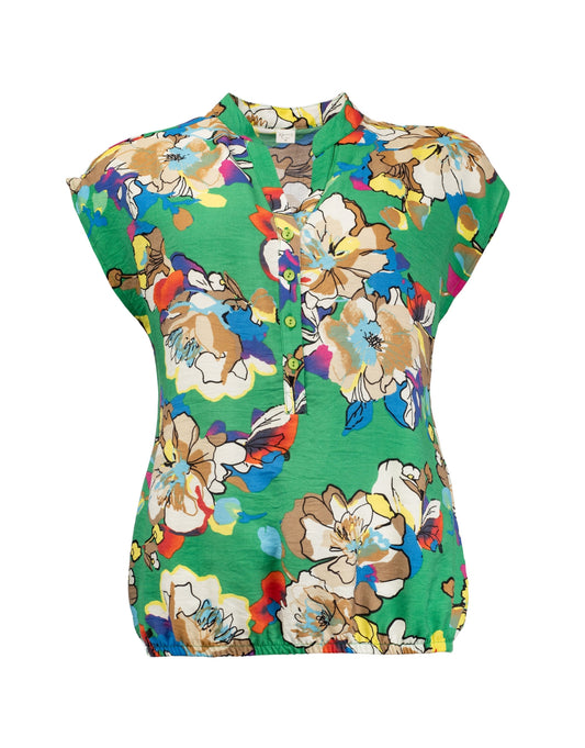 Lucie SL Green Vintage Flower  Woven | Green