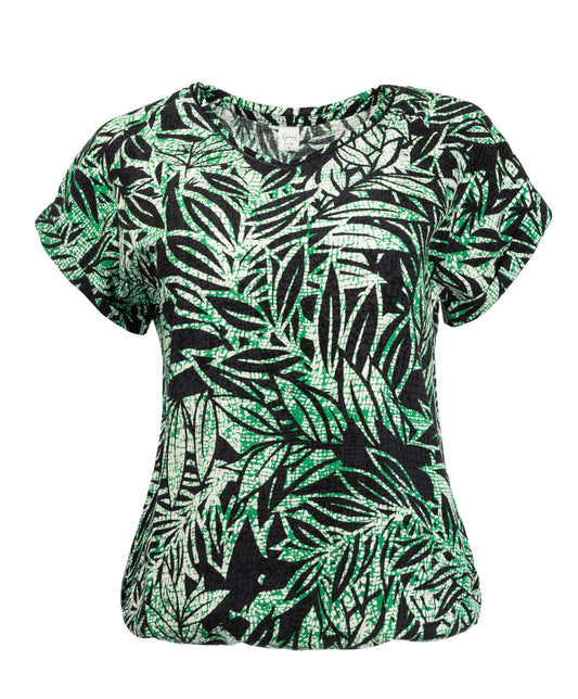 Nox PW SS Green Craquelé Leaves Woven | Green