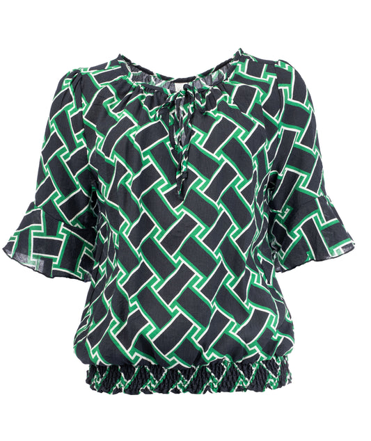 Rio Green Chain Weave Woven | Green