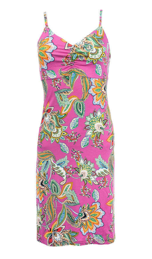 Nori SL Pink Flower Paisley Tricot | Pink