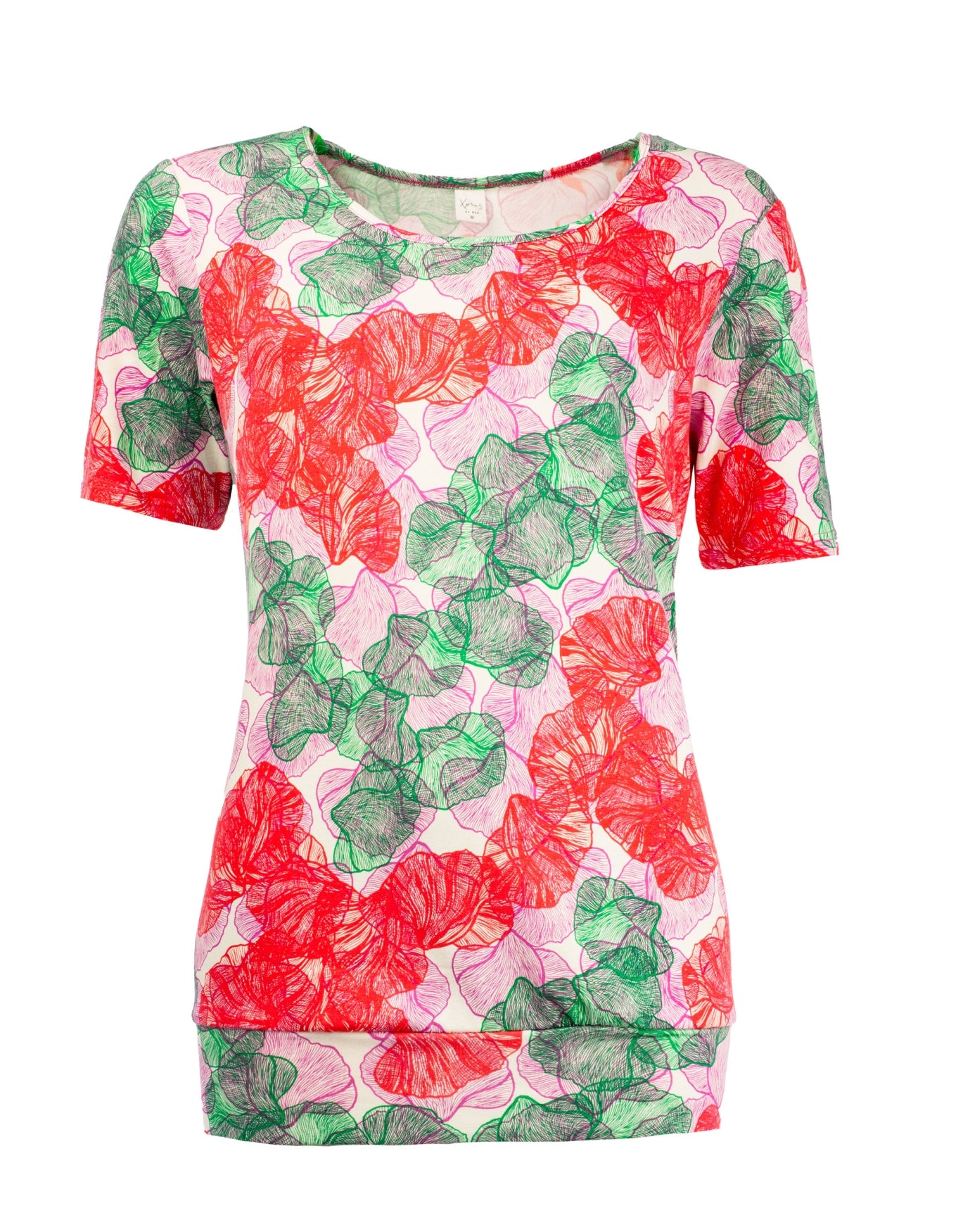Ally P 1/2 SS Coral Sea Shells Tricot | Coral