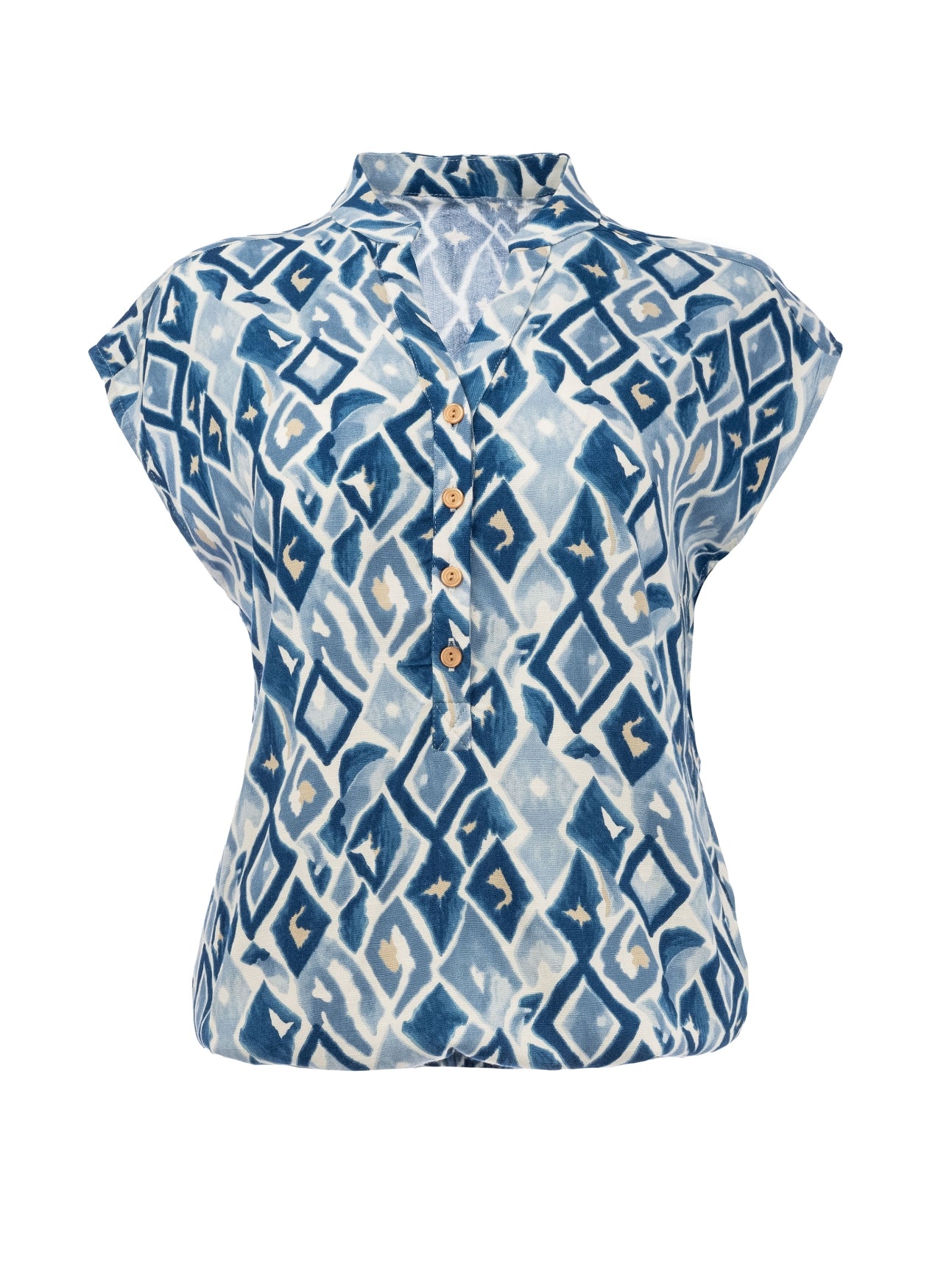 Lucie SL Denim Ikat Woven | Denim