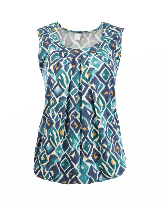 Dafne SL Seagreen Ikat Tricot | Seagreen