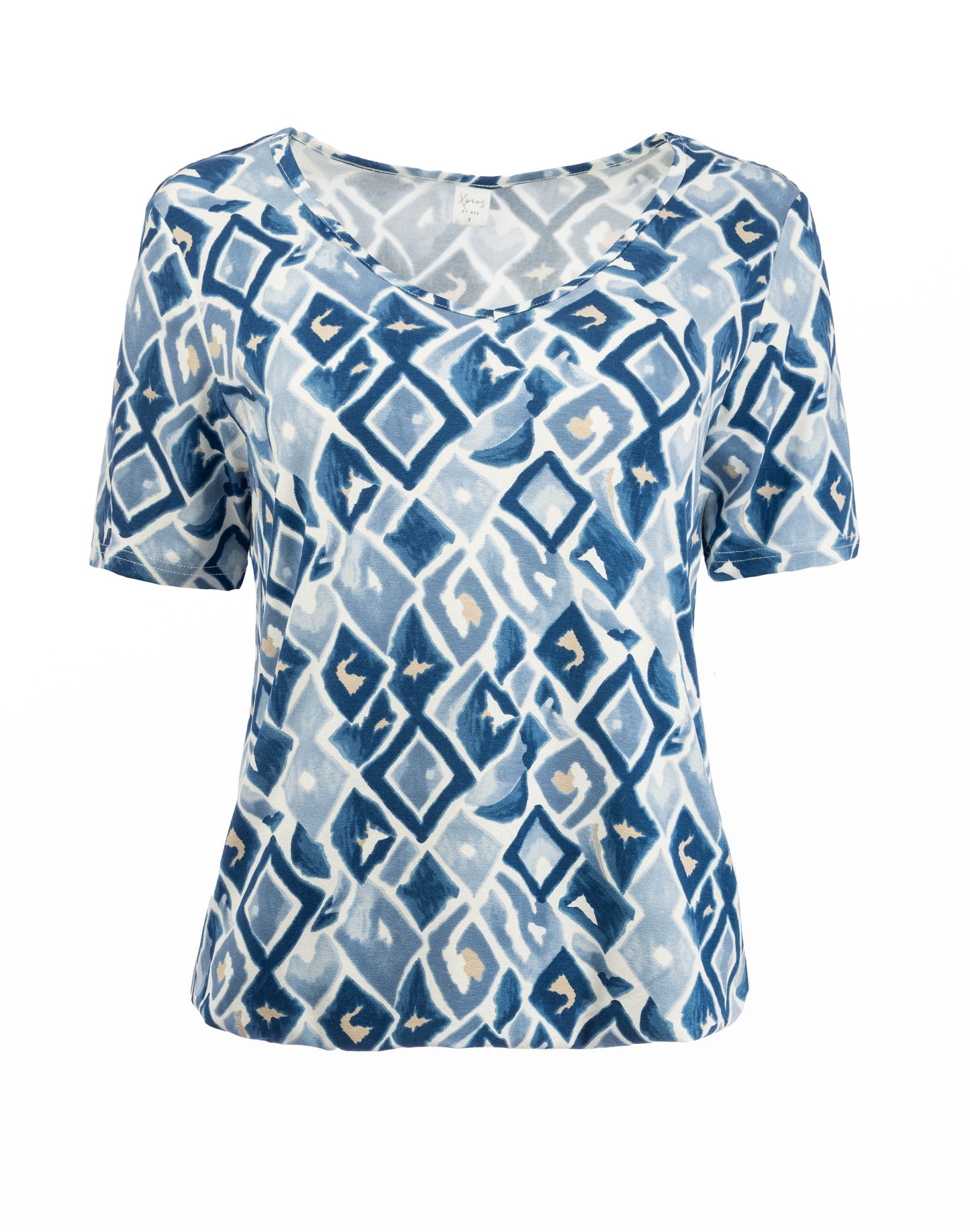 Xavier SS Denim Ikat Tricot | Denim