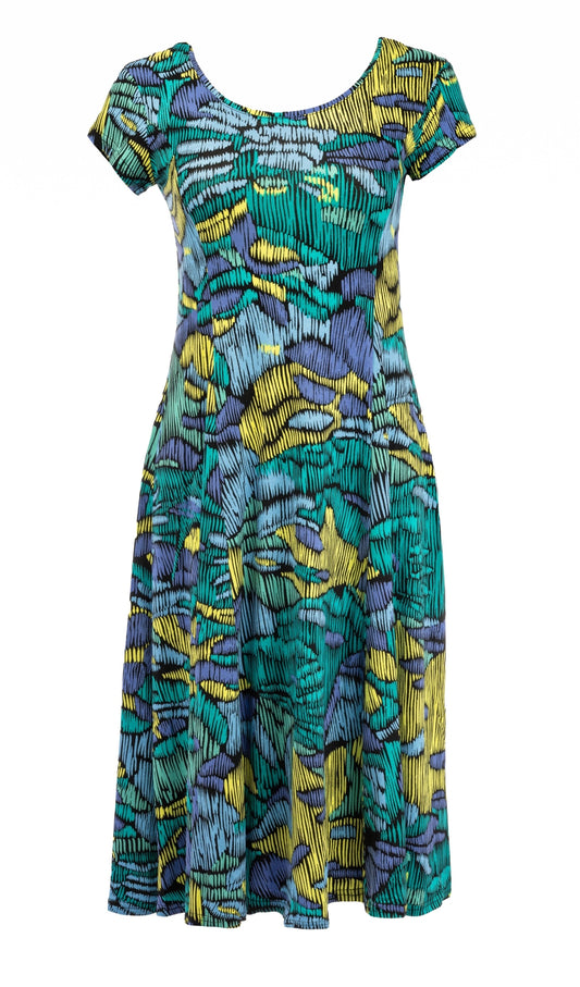 Evy Long SS Blue Fancy Art Tricot | Blue
