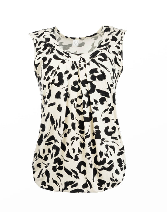 Dafne SL Ecru Animal Tricot | Ecru