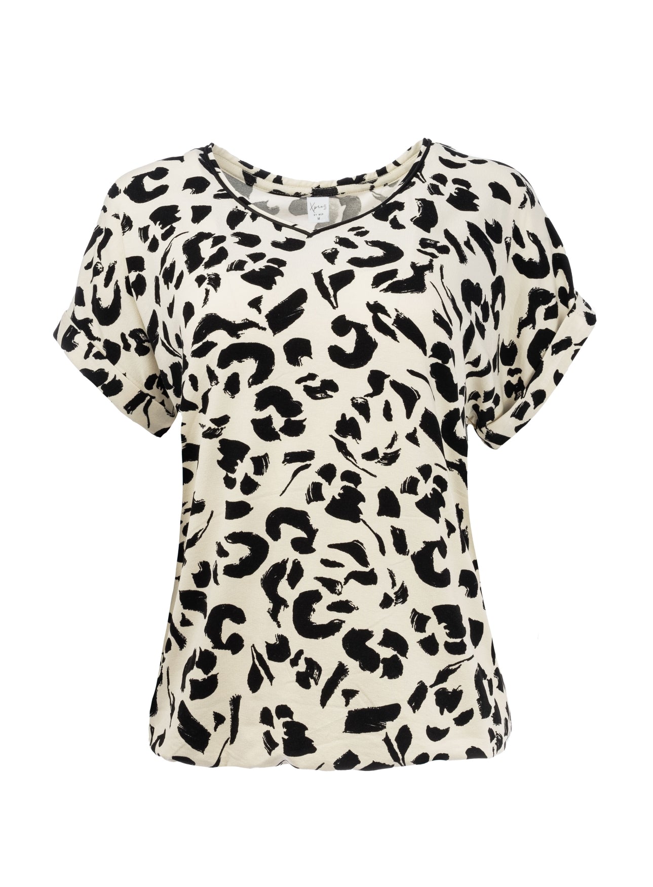 Nox P SS Ecru Animal Tricot | Ecru