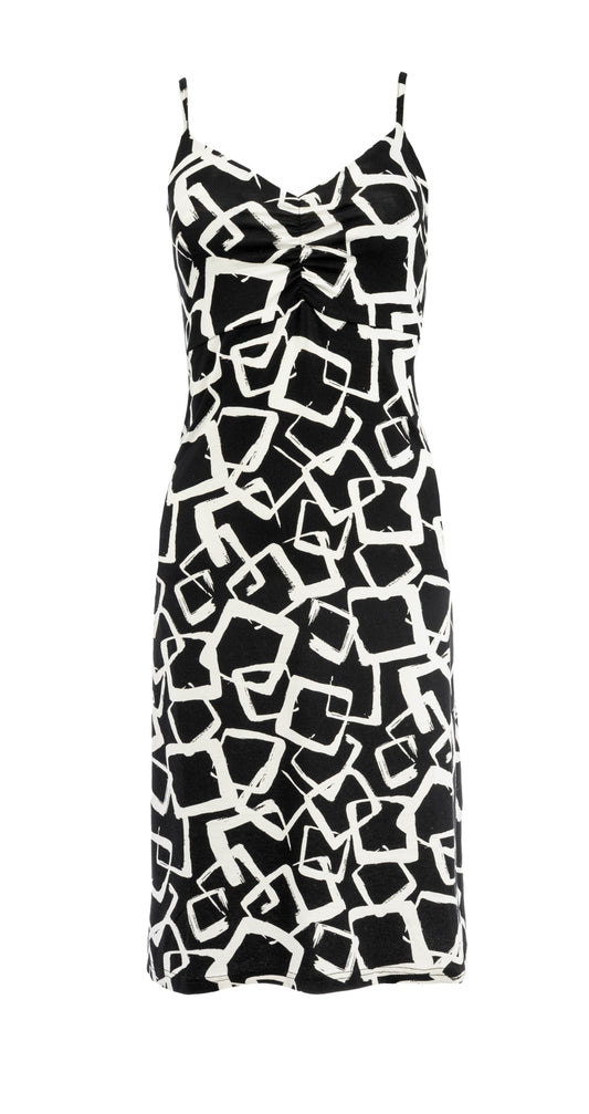 Nori SL Black Playful Squares Tricot | Black