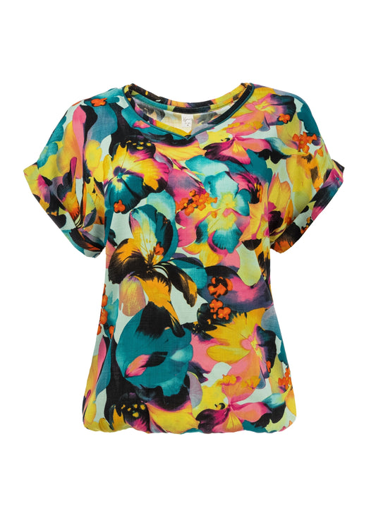 Nox PW SS Colored High Summer Flower Woven | Colored