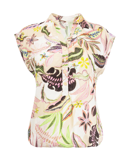 Lucie SL Pink Flower Field Woven | Pink
