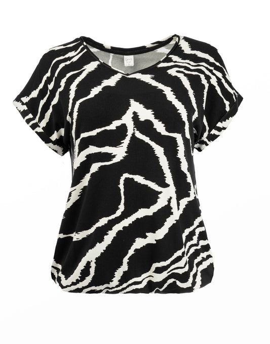 Nox P SS Black Zig Zag Tricot | Black