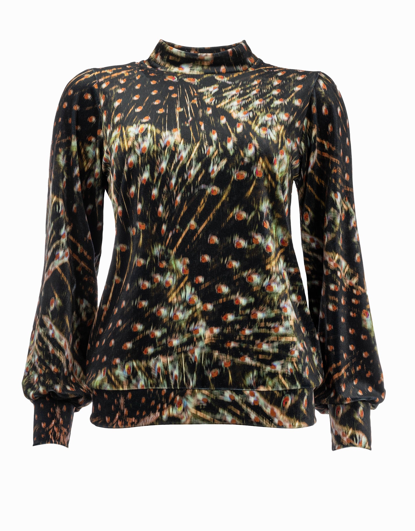 Aspatria LS Backyard Beauty Forest Night Peacock Velour | Forest Night