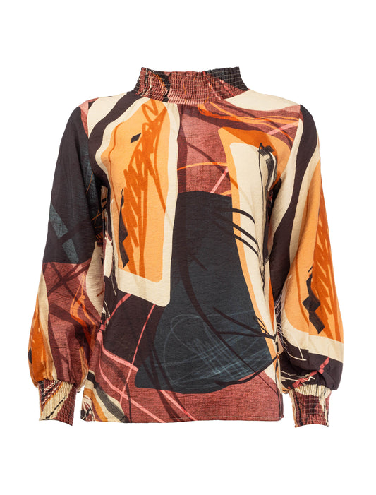 Smock LS Mother of Pearl Artistry Woven | Mother of Pearl