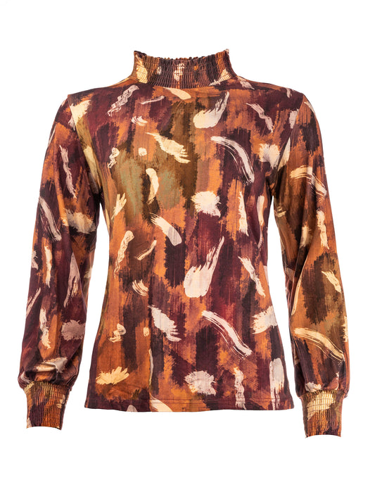Smock LS TR Colored Wipe Waves Tricot | Colored