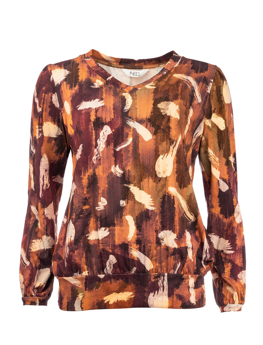 Veraya LS Colored Wipe Waves Tricot | Colored