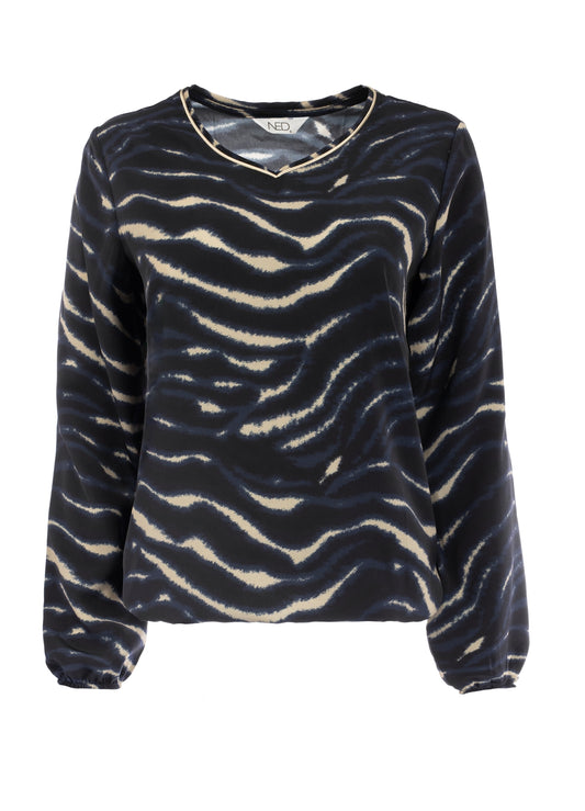 Nox-PW LS Estate Blue Sea Voyage Woven | Estate Blue