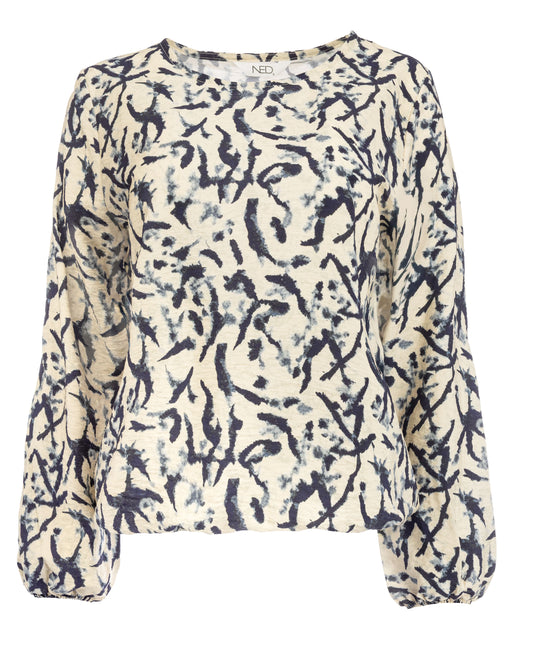 Delina LS Vintage Indogo Fidgety Fest Woven | Vintage Indigo