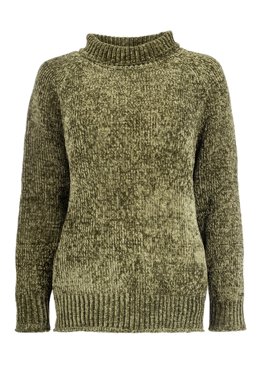 Chaniya LS Heavy Chenille Knit | Dusty Olive