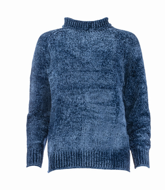 Chaniya LS Heavy Chenille Knit | Medival Blue
