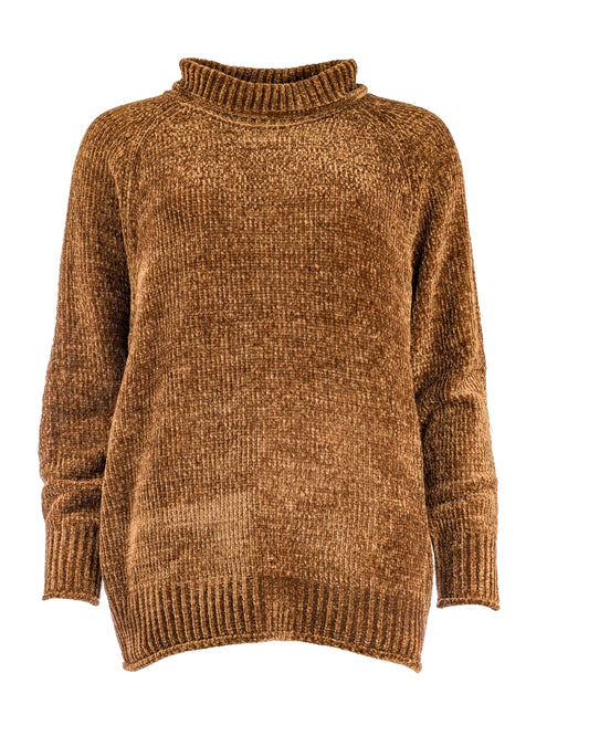 Chaniya LS Heavy Chenille Knit | Hot Fudge