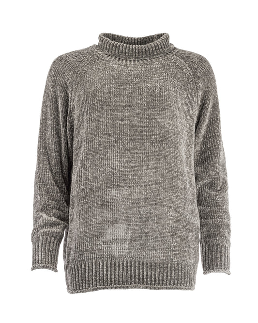 Chaniya LS Heavy Chenille Knit | Antracite