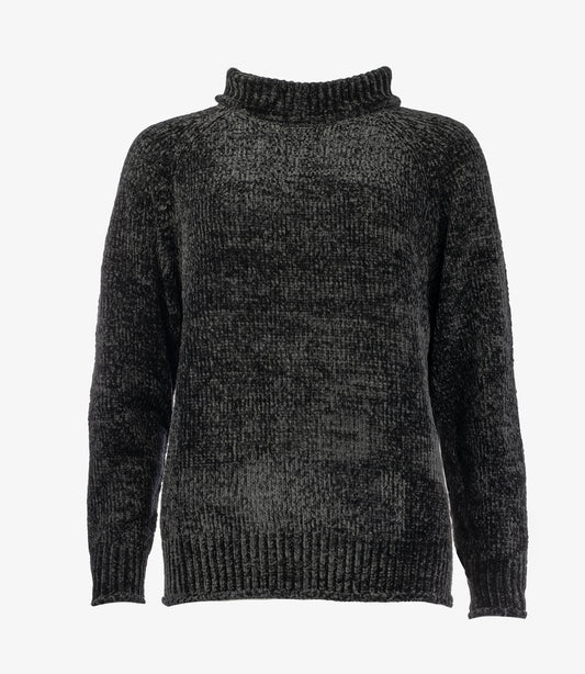 Chaniya LS Heavy Chenille Knit | Black