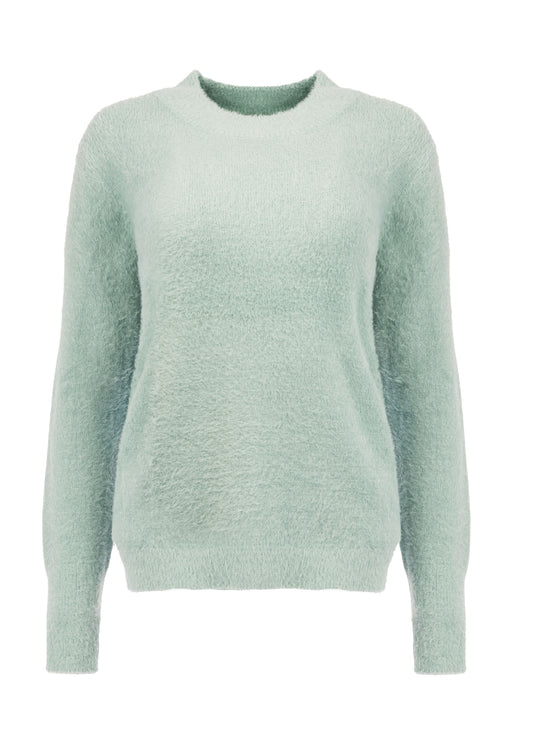 Fresa LS-RMJ Furry Knit | Cameo Blue
