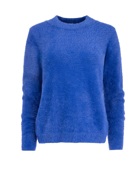 Fresa LS-RMJ Furry Knit | Surf Blue