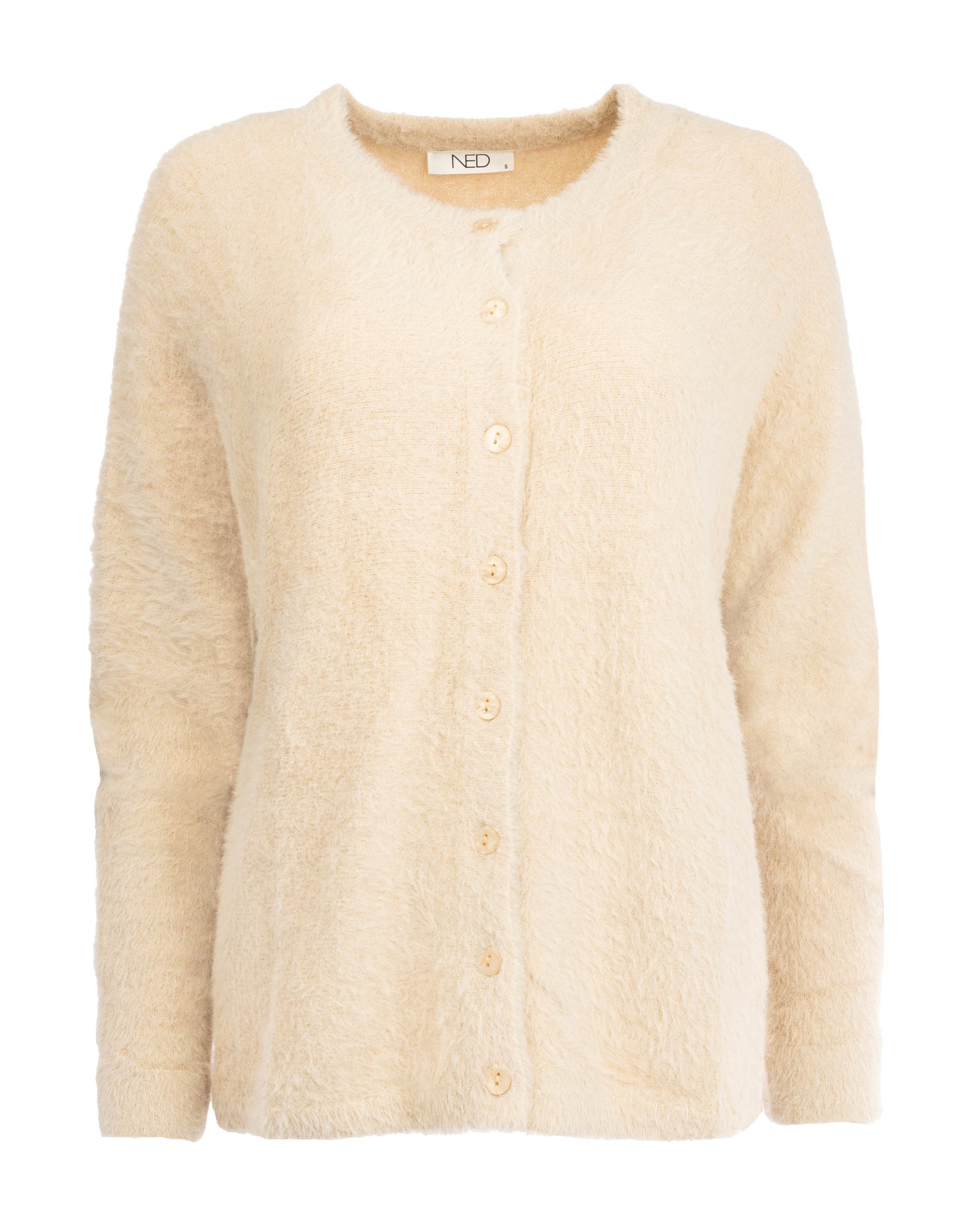 Frino LS-RMJ Furry Knit | Shortbread