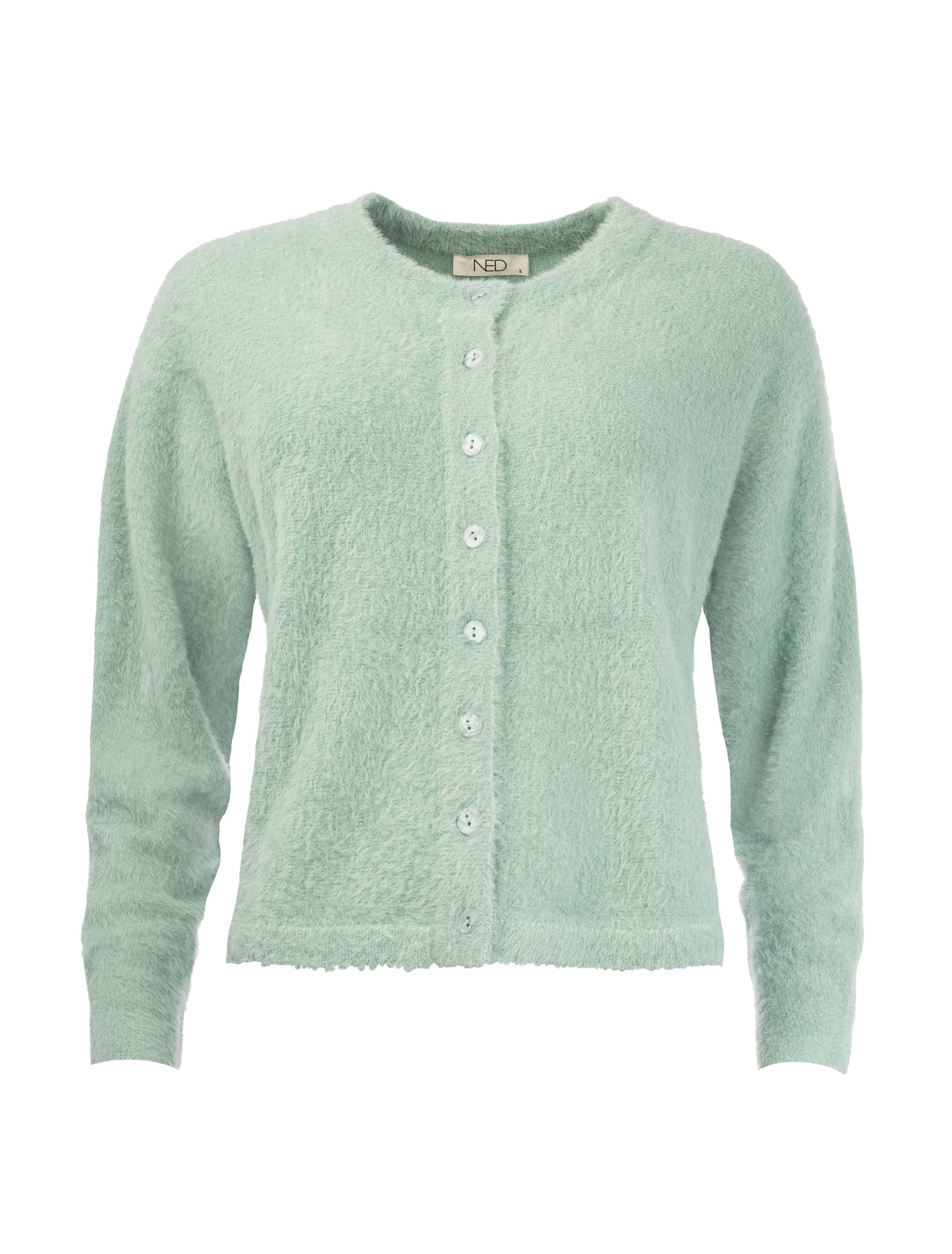 Frino LS-RMJ Furry Knit | Cameo Blue