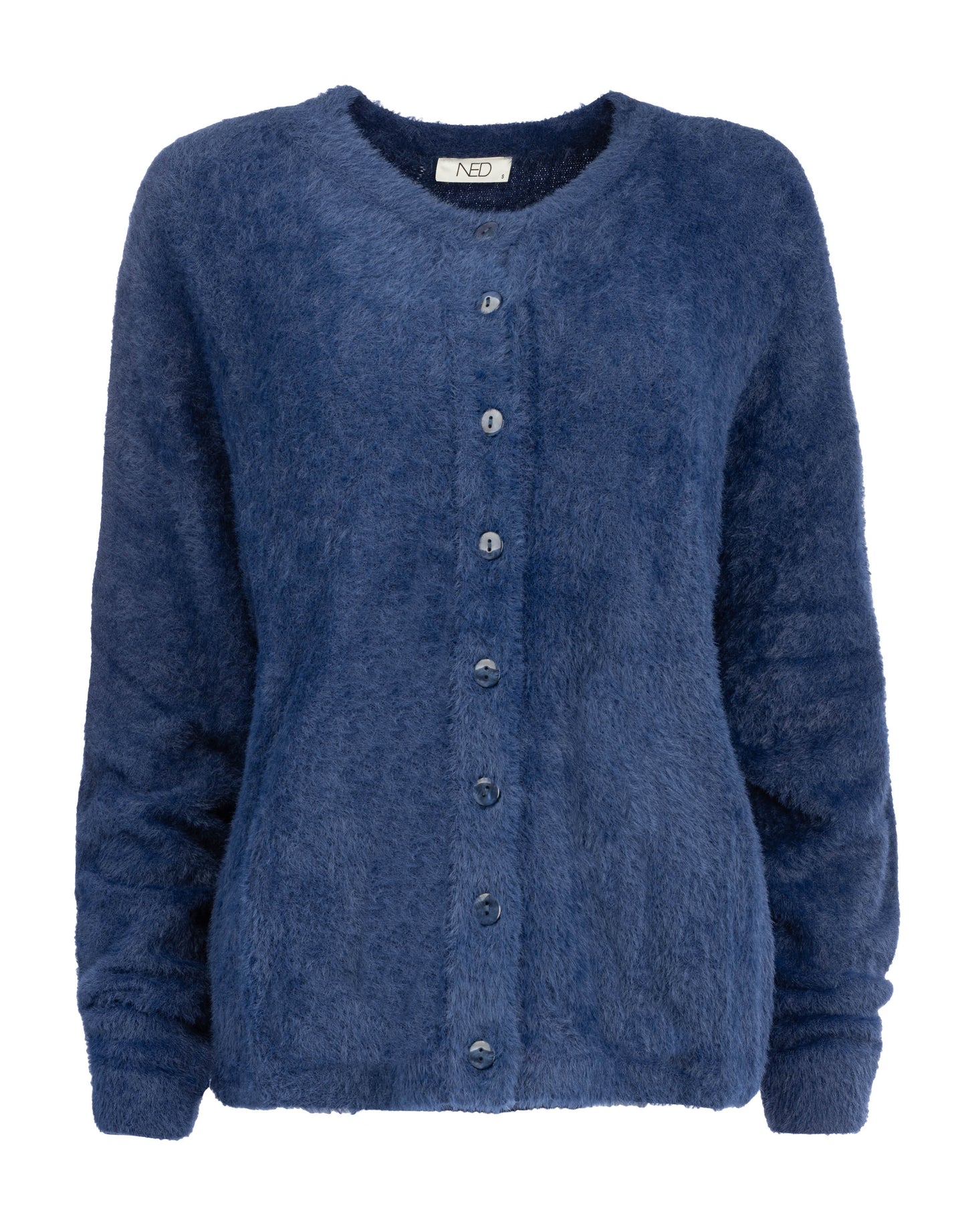 Frino LS-RMJ Furry Knit | Medival Blue