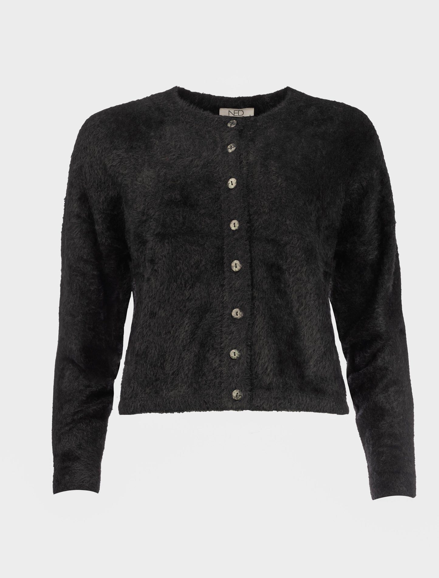 Frino LS-RMJ Furry Knit | Black