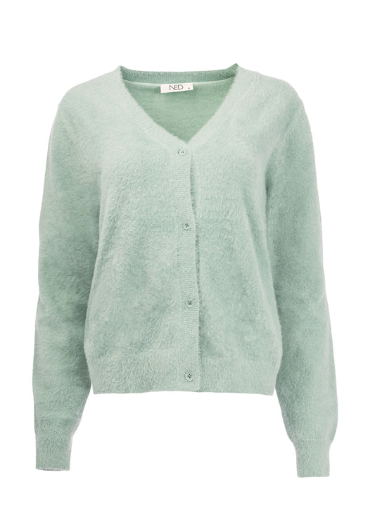 Fury Plain LS-RMJ Furry Knit | Cameo Blue