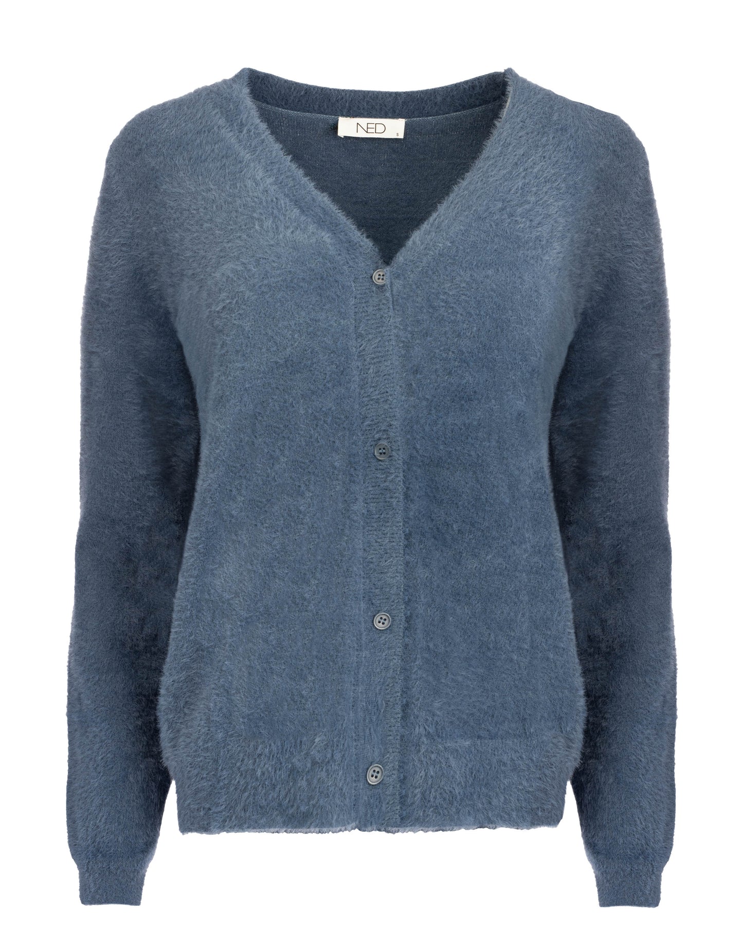 Fury Plain LS-RMJ Furry Knit | Nightshadow Blue