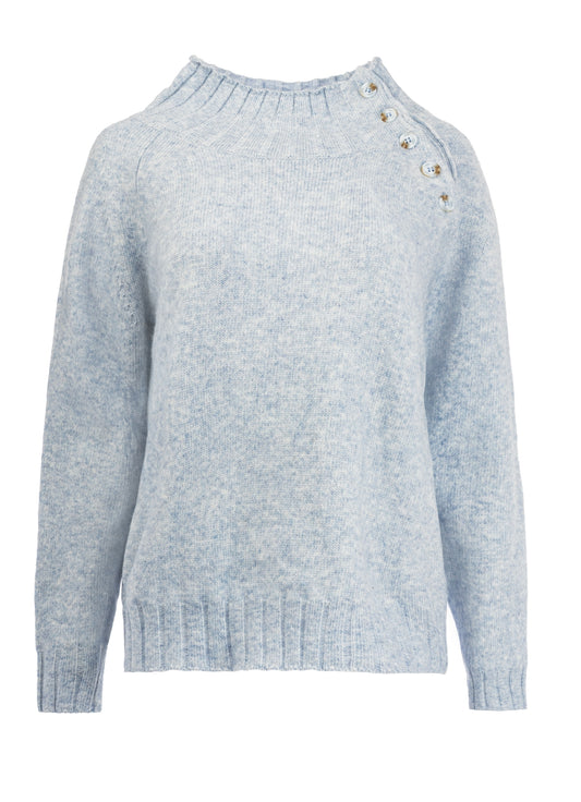 Wooler LS-RMJ Brei Melange | Light Blue Melange