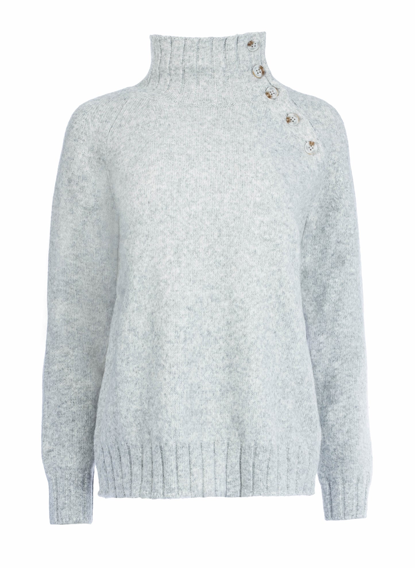 Wooler LS-RMJ Brei Melange | Light Grey Melange