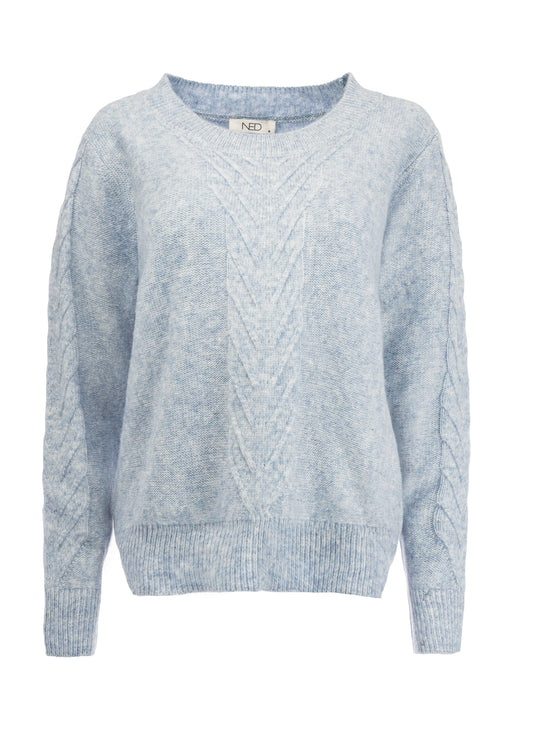 Rushden LS-RMJ Brei Melange | Light Blue Melange