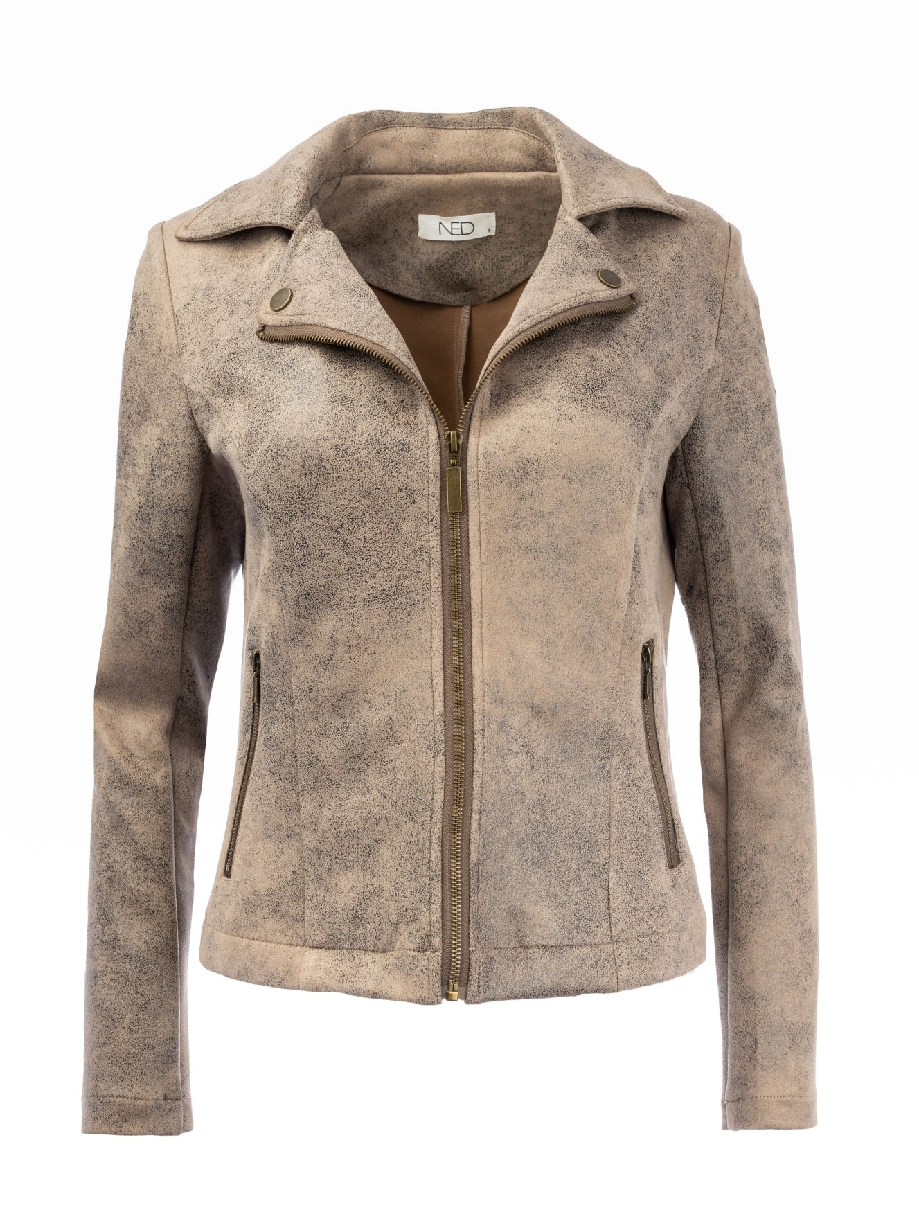 Yansel LS-RMJ Coated Suedine | Light Taupe